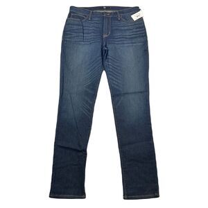 Hudson Ash Slim Jeans Mens 31 x 33 Dark Wash Mid-Rise Denim Stretch $129‎